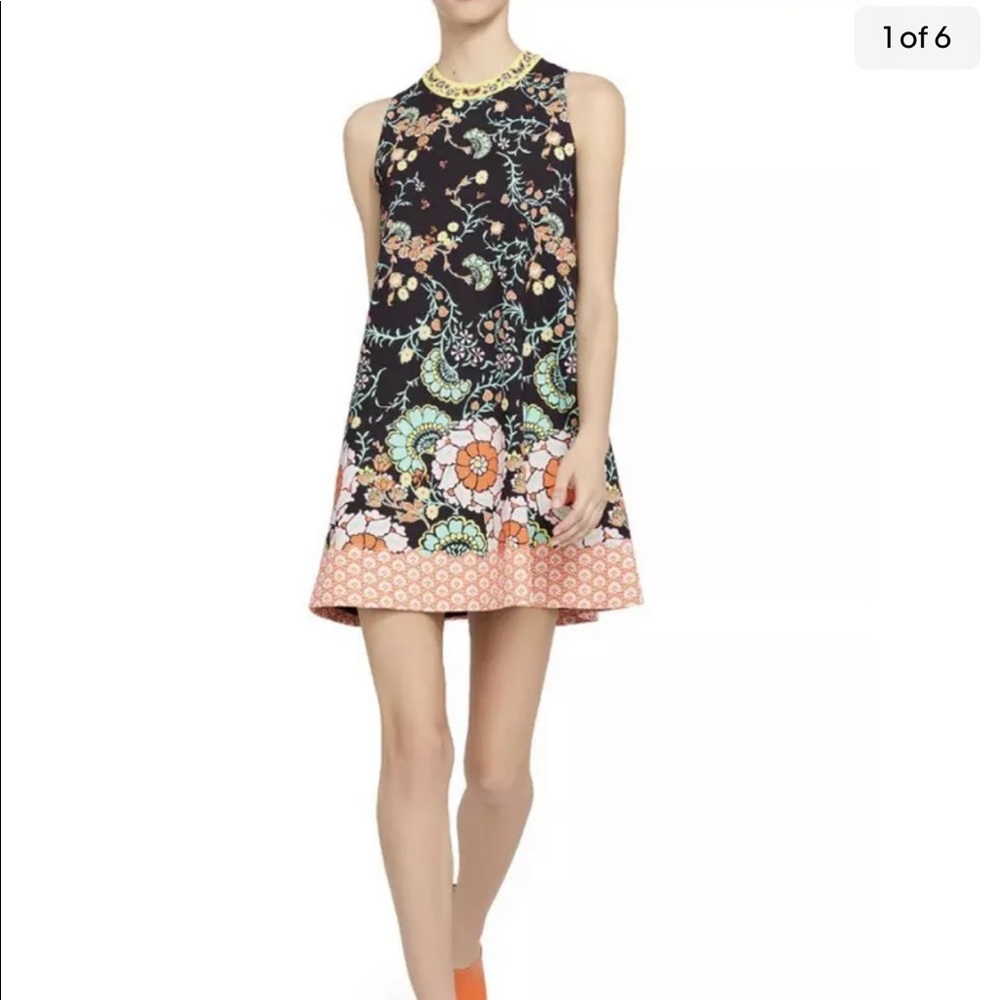 NEW Alice and Olivia Keaton Floral shift dress